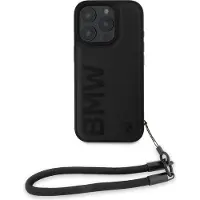 BMW Leather Signature And Strap Iphone 16 Pro Telefondeksel