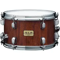 Tama SLP 12" x 7" MOD Bubinga Snare Drum Satin Bubinga
