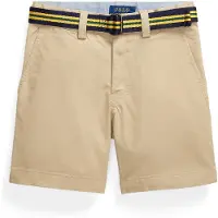 Ralph Lauren Shorts - Bedford - Khaki m. Belte - - 5 år (110) - Shorts