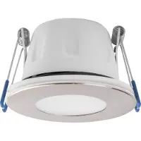 Megaman LED innfellingsspot Tego Slim, 10-pakning, 2800 K, nikkel