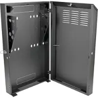 Eaton Corporation Tripp Lite 4U Veggmontert lavprofilstativkabinettskap 36 Dyp - Rackskap - veggmonterbar - svart - 4U - 19
