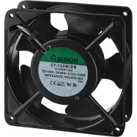 Monacor CF-120M/BB, sortering, aluminium, -10 - 70 °C