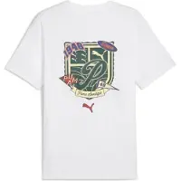 Puma SPORTS LEGACY Graphic Tee Men, Clothing, White, XS