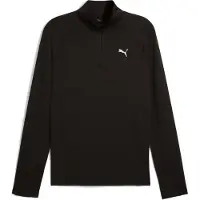 Puma VELOCITY CLOUDSPUN Running Quarter-Zip Top Men, Clothing, Black, S