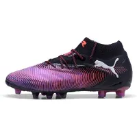 Puma FUTURE 8 ULTIMATE AG Football Boots Unisex, Shoes, Black/White/Glowing Red, 46