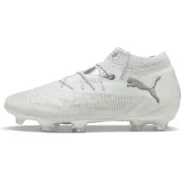 Puma FUTURE 8 ULTIMATE FG Football Boots Unisex, Shoes, White/Matte Silver, 37.5