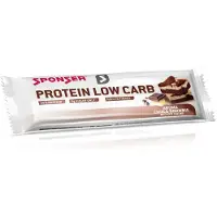Sponser Sport Food Boks Med Lavkarbo Proteinbarer Sjokoladebrownie 50g 25 Enheter