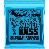 Ernie Ball Extra Slinky 2835 Nickel Bass Guitar Strings 40-95
