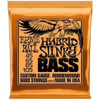 Ernie Ball Hybrid Slinky 2833 Nickel Bass Guitar Strings 45-105