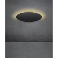 ESCALE Blade LED-vegglampe i svart matt Ø 44 cm