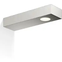 DECOR WALTHER Vegg- og speillampe flat 2 LED, matt nikkel