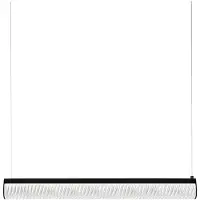 Slamp LED-pendellampe Modula, plissert, svart