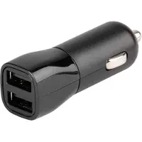 Vivanco 2xUSB Car Charger 3.4A (2.4A+1A) Black