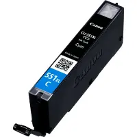Canon CLI-551C XL - 11 ml - Høy ytelse - cyan - original - blister med sikkerhet - blekkbeholder - for PIXMA iP8750, iX6850, MG5550, MG5650, MG5655, MG6450, MG6650, MG7150, MG7550, MX725, MX925