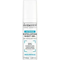 Elementrē Exfoliating Night Gel - 8% Glycolic, Lactic, Salicylic Acids 40 ml