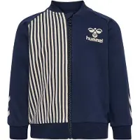 Hummel Cardigan - hmlStripete glidelåsjakke - Black Iris - - 74 - Cardigan