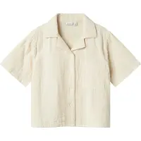Name it Skjorte - Noos - NkfJasmin - Summer Sand - - 7-8 år (122-128) - Skjorte K/E