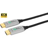 Microconnect Premium - HDMI-kabel med Ethernet - HDMI hann til HDMI hann - 30 m - hybridkobber / fiberoptikk - svart - aktiv optisk hybridkabel, støtte for Dolby TrueHD, 4 K 60 Hz (4096 x 2160) støtte