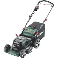 Metabo Gressklipper RM 36-18 LTX BL 46 18V med 2 x 5,2 Ah batterier og lader ASC 145 Duo