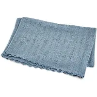 Smallstuff Babyteppe - Ull - 80x100 cm - Fiskeben - Blå - - OneSize - Teppe