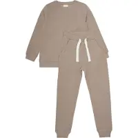 Minymo Joggedress - Fossil - - 10 år (140) - Joggedress