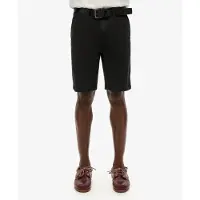 Superdry for man. M7110397A Short Vintage International black (36), Casual, Cotton
