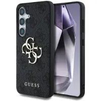 GUESS Samsung Galaxy S25 4G Big Metal Logo Hybrid-deksel - Svart