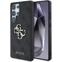 GUESS Samsung Galaxy S25 Ultra 4G Big Metal Logo Hybrid-deksel - Svart