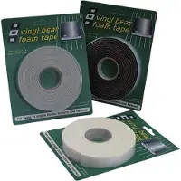 PSP skumvinyl 3x19 mm x 3 m svart