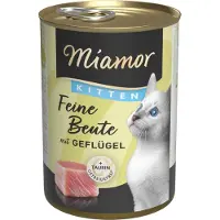 Miamor Økonomipakke Feine Beute Kitten 12 x 400 g - Fjærkre