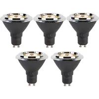 LUEDD Sett med 5 dimbare GU10 LED-pærer AR70 6W 450lm 2700K