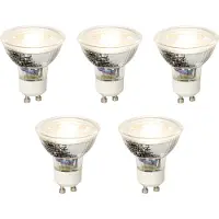 LUEDD Sett med 5 dimbare GU10 LED-pærer 5W 370lm 3000K