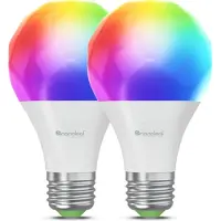 Nanoleaf Essentials Matter - LED-lyspære - form: A60 - E27 - 9 W - RGBCW-lys - 2700-6500 K (en pakke 2)