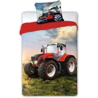 MCU Traktor - turbo Sengetøj 140x200 cm - 100 procent bomuld