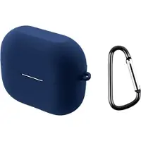 Mtp Products Samsung Galaxy Buds3/Buds3 Pro Silikondeksel med Karabinkroken - Mørkeblå