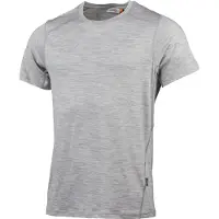 Lundhags Gimmer Merino Lt Ms Tee, mellomlag, herre, grå