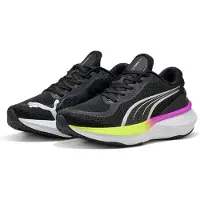Puma Scend Pro 2 Running Shoes, Shoes, Black/Yellow Alert/Pure Magenta, 37.5