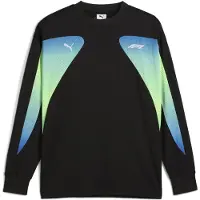 Puma F1 Oversized Long Sleeve Tee Men, Clothing, Black, XXL