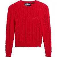 Superdry Essentials Slim Cable Genser