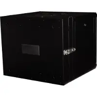 Roline 26.21.0181, Veggmonterbar hylle, 9U, 50 kg, Nøkkellås, Rack skinner, 28 kg