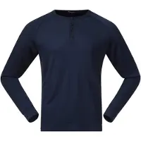 Bergans Lysebu Wool Henley Herre Marineblå L