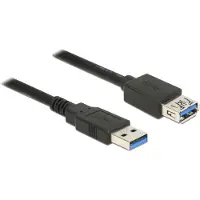 DeLOCK forlengelseskabel USB 3.0 Type-A hann til USB 3.0 Type-A hunn 5,0 m
