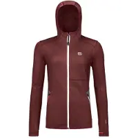 Ortovox Hooded Fleecejakke rød