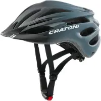 Cratoni Pacer JR, sykkelhjelm, matt sort/grå