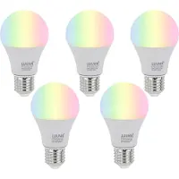 Luumr Sett med 5 E27 Dimbare LED-pærer A60 Opal 9W 806lm 2700-6500K