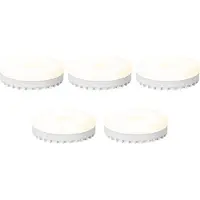 Luumr Sett med 5 smarte GX53 dimbare LED-pærer 9W 806LM 2700K-6500K