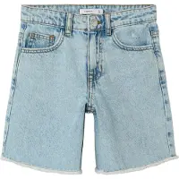Name it Shorts - Noos - NkfBella - Light Blue Bleched Denim - - 9 år (134) - Shorts