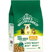 James Wellbeloved Adult Large Breed Dog Hypoallergenic kalkun og ris - 10 kg