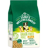 James Wellbeloved Grain Free Adult Dog Hypoallergenic kalkun og grønnsaker - Økonomipakke: 2 x 10 kg