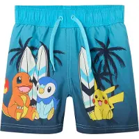 Name it Badeshorts - NmmMccoy - Bluefish - - 2 år (92) - Badetøy